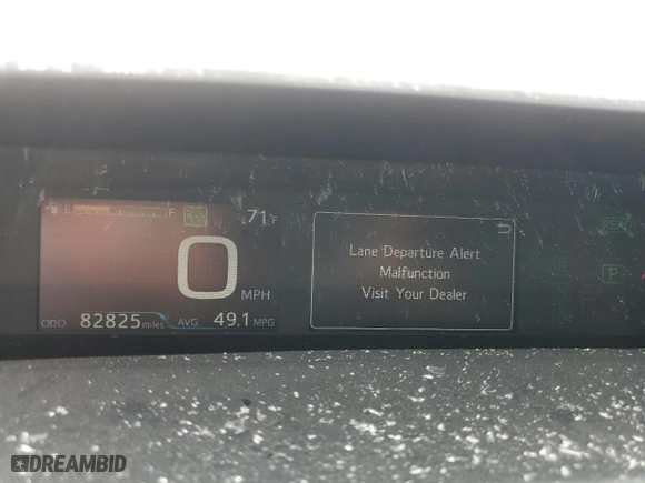 2019 Toyota Prius L Eco with VIN JTDKARFU3K3088810, listed as a Copart auction lot 51188385 with 82,825 mi miles and Salvage Title. Bid and sale history available at carsss.com. Image 9.
