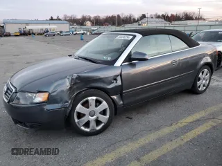 2004 Audi A4 1.8T with VIN WAUAC48H84K022851, listed as a Copart auction lot 84558734 with 125,959 mi miles and Salvage Title. Bid and sale history available at carsss.com. Image 1.