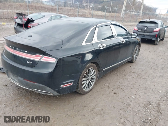 2017 Lincoln MKZ Select with VIN 3LN6L5C99HR607840, listed as a IAAI auction lot 41595415 with 108,842 mi miles. Bid and sale history available at carsss.com. Image 4.