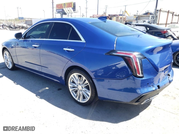 2024 Cadillac CT4 Premium Luxury with VIN 1G6DB5RK4R0102320, listed as a Copart auction lot 68336344 with 8,558 mi miles and Salvage Title. Bid and sale history available at carsss.com. Image 2.