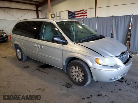 2007 Chrysler Town & Country LWB LX with VIN 2A4GP44R77R343229, listed as a Copart auction lot 73503584 with 147,920 mi miles and Salvage Title. Bid and sale history available at carsss.com. Image 4.