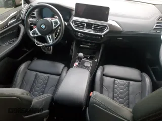 2022 BMW X3 M with VIN 5YM13EC06N9J81474, listed as a Copart auction lot 81601164 with 0 mi miles and Salvage Title. Bid and sale history available at carsss.com. Image 8.