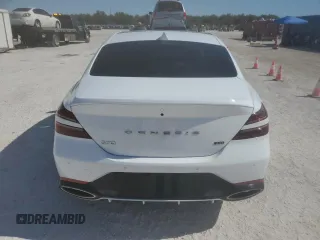 2023 Genesis G70 3.3T with VIN KMTG54TE5PU105104, listed as a Copart auction lot 79841284 with 17,724 mi miles and Salvage Title. Bid and sale history available at carsss.com. Image 6.