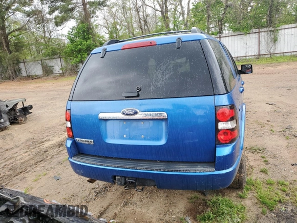 2010 Ford Explorer XLT with VIN 1FMEU6DE6AUA44030, listed as a Copart auction lot 50989715 with Not provided miles and Salvage title. Bid and sale history available at DreamBid. Image 6.