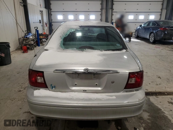 2000 Mercury Sable GS with VIN 1MEFM50U5YG601095, listed as a Copart auction lot 46221875 with 125,321 mi miles and Salvage title. Bid and sale history available at DreamBid. Image 6.