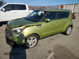 2015 Kia Soul + with VIN KNDJP3A5XF7794534, listed as a Copart auction lot 41870595 with 62,811 mi miles and Salvage Title. Bid and sale history available at carsss.com. Image 1.