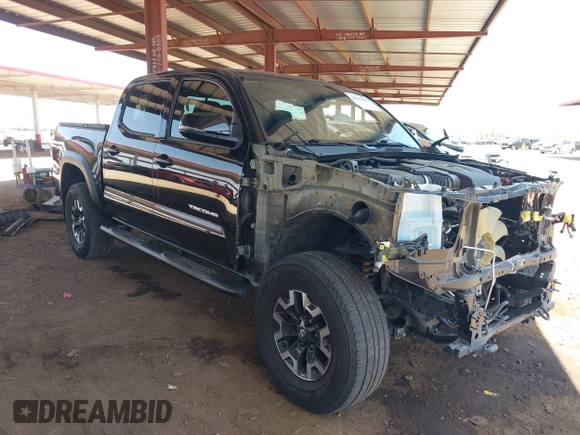 2021 Toyota Tacoma SR5 with VIN 5TFAZ5CN1MX111605, listed as a IAAI auction lot 42465381 with 67,307 mi miles and . Bid and sale history available at DreamBid. Image 1.