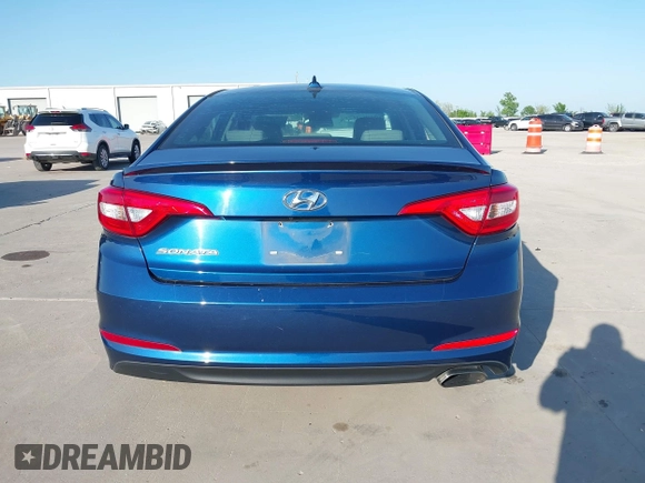2015 Hyundai Sonata 2.4L SE with VIN 5NPE24AFXFH237794, listed as a IAAI auction lot 41997254 with 89,547 mi miles. Bid and sale history available at carsss.com. Image 16.