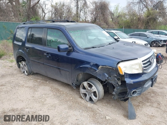2015 Honda Pilot EX-L z VIN 5FNYF4H52FB020804, wystawiony jako IAAI lot #42003067 z przebiegiem 193 253 mil mil oraz . Historia ofert i sprzedaży dostępna na DreamBid. Obrazek 1.
