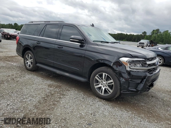 2024 Ford Expedition Max XLT with VIN 1FMJK1H83REA52653, listed as a Copart auction lot 58908145 with 5,198 mi miles and Salvage title. Bid and sale history available at DreamBid. Image 4.