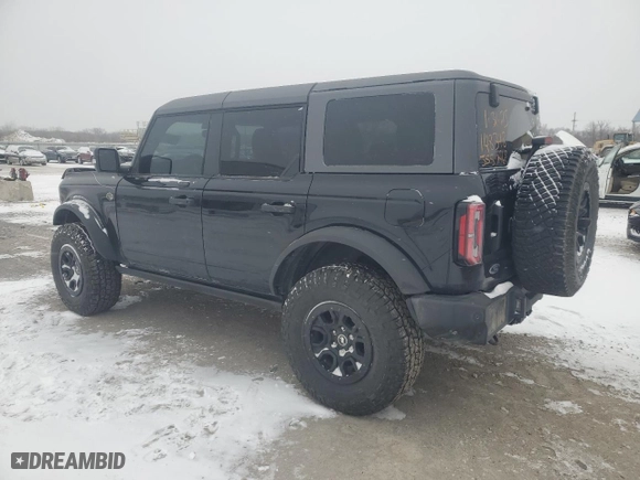 2022 Ford Bronco with VIN 1FMEE5DP9NLA78368, listed as a Copart auction lot 45686725 with 47,627 mi miles and Salvage Title. Bid and sale history available at carsss.com. Image 2.