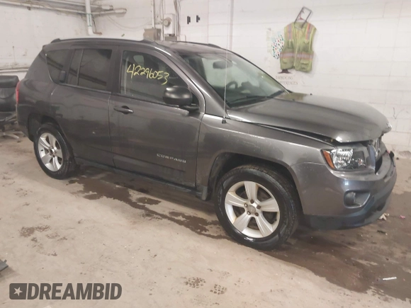 2016 Jeep Compass Sport with VIN 1C4NJDBB1GD626698, listed as a IAAI auction lot 42296053 with 175,772 mi miles and . Bid and sale history available at DreamBid. Image 1.