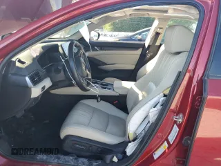 2019 Honda Accord EX-L with VIN 1HGCV2F56KA001813, listed as a Copart auction lot 61689055 with 51,718 mi miles and Salvage title. Bid and sale history available at DreamBid. Image 7.