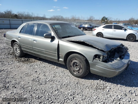 2003 Ford Crown Victoria Standard with VIN 2FAFP73W63X121139, listed as a Copart auction lot 89205905 with 112,450 mi miles and Salvage Title. Bid and sale history available at carsss.com. Image 4.