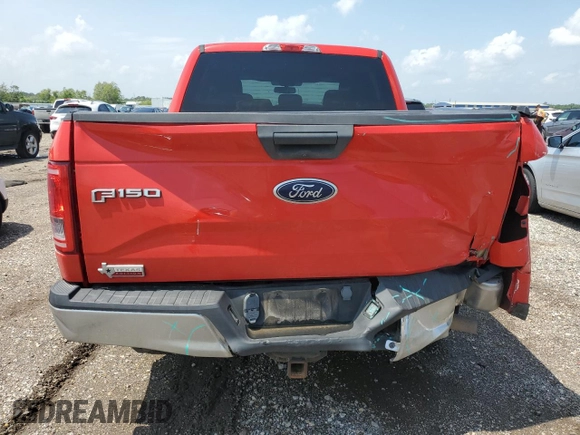 2015 Ford F-150 XL with VIN 1FTEW1CG6FKF15424, listed as a Copart auction lot 54177965 with 64,819 mi miles and Salvage Title. Bid and sale history available at DreamBid. Image 6.