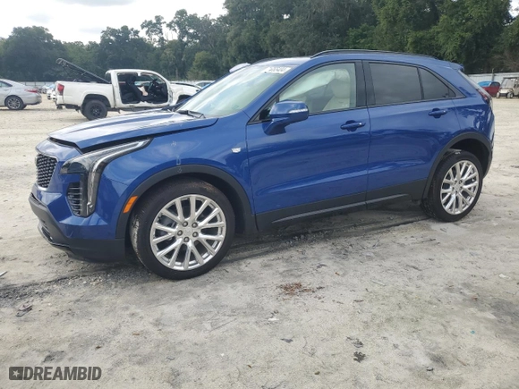 2023 Cadillac XT4 FWD Sport with VIN 1GYFZER43PF111131, listed as a Copart auction lot 71765404 with 524 mi miles and Salvage Title. Bid and sale history available at carsss.com. Image 1.