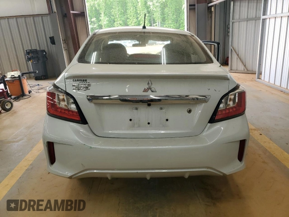 2023 Mitsubishi Mirage ES with VIN ML32FUFJ0PHF02149, listed as a Copart auction lot 53322425 with 51,272 mi miles and Salvage title. Bid and sale history available at DreamBid. Image 6.
