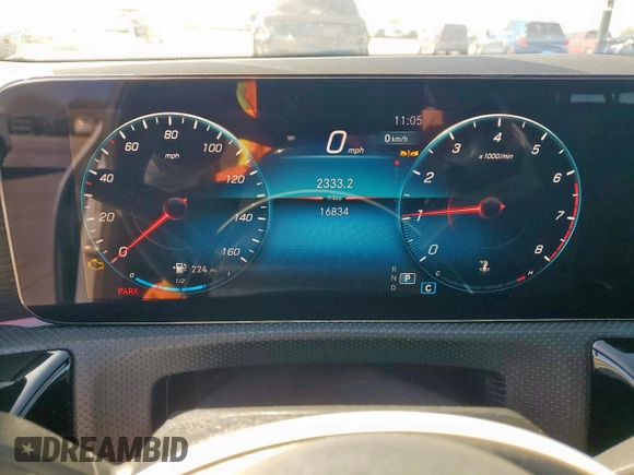 2023 Mercedes-Benz CLA 250 z VIN W1K5J4HBXPN415748, wystawiony jako Copart lot #49857965 z przebiegiem 16 834 mil mil oraz Czysty tytuł • Clean title. Historia ofert i sprzedaży dostępna na DreamBid. Obrazek 9.