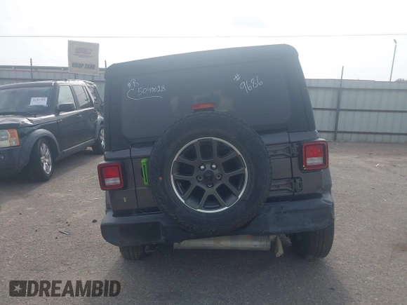 2021 Jeep Wrangler Unlimited Sport S z VIN 1C4HJXDN6MW549686, wystawiony jako IAAI lot #42249816 z przebiegiem 64 911 mil mil oraz . Historia ofert i sprzedaży dostępna na DreamBid. Obrazek 16.