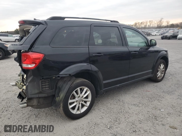 2017 Dodge Journey SXT with VIN 3C4PDCBG8HT533856, listed as a Copart auction lot 43001835 with 189,386 mi miles and Salvage Title. Bid and sale history available at carsss.com. Image 3.