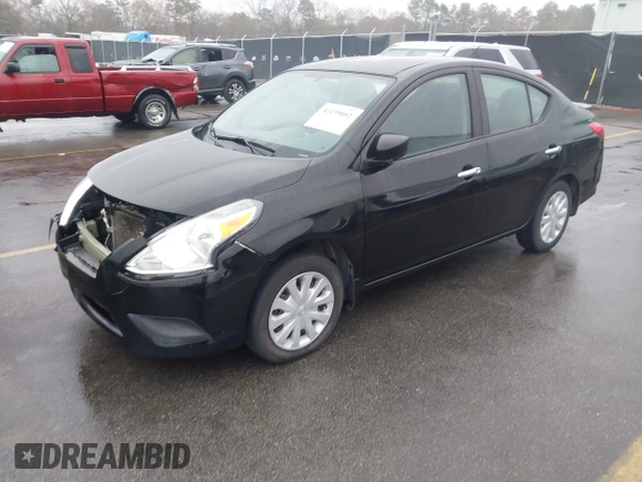 2016 Nissan Versa S Plus with VIN 3N1CN7AP5GL859037, listed as a IAAI auction lot 41199002 with 128,848 mi miles. Bid and sale history available at carsss.com. Image 2.