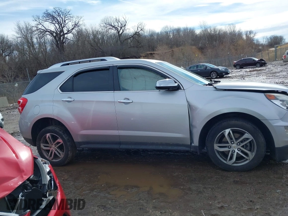 2017 Chevrolet Equinox Premier with VIN 2GNALDEK1H1502956, listed as a IAAI auction lot 41695403 with 98,915 mi miles. Bid and sale history available at carsss.com. Image 13.