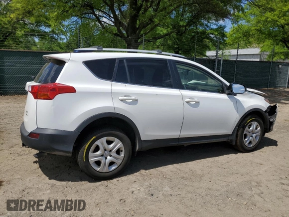 2014 Toyota RAV4 LE with VIN JTMBFREV0ED056858, listed as a Copart auction lot 55296545 with 164,268 mi miles and Salvage Title. Bid and sale history available at DreamBid. Image 3.