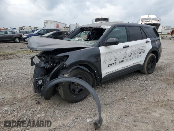 2022 Ford Explorer with VIN 1FM5K8AC2NGA43062, listed as a Copart auction lot 53812615 with Not provided miles and Salvage title. Bid and sale history available at DreamBid. Image 1.