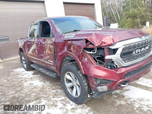 2019 Ram 1500 Limited z VIN 1C6SRFHT5KN896163, wystawiony jako IAAI lot #41101234 z przebiegiem 100 112 mil mil oraz . Historia ofert i sprzedaży dostępna na DreamBid. Obrazek 6.
