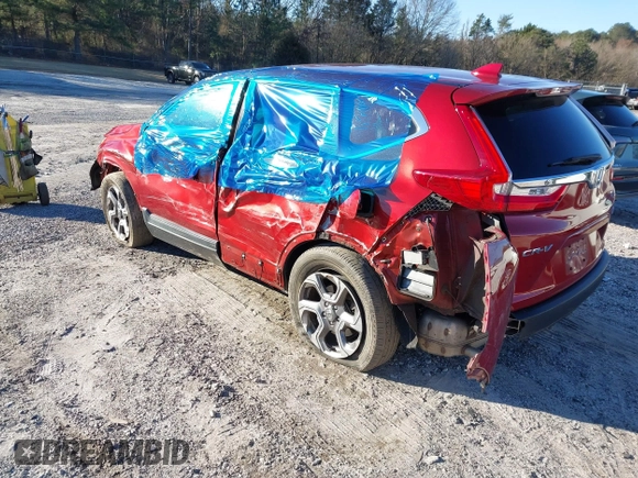 2017 Honda CR-V EX-L with VIN 2HKRW2H8XHH653963, listed as a IAAI auction lot 41644240 with 111,584 mi miles. Bid and sale history available at carsss.com. Image 3.