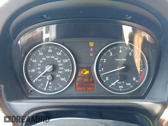 2008 BMW 3 Series 335i with VIN WBAWB73558P039588, listed as a IAAI auction lot 42450021 with 90,912 mi miles and . Bid and sale history available at DreamBid. Image 7.