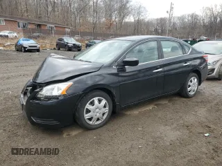 2013 Nissan Sentra FE+ S with VIN 3N1AB7AP6DL691226, listed as a Copart auction lot 46814625 with 73,650 mi miles and Salvage Title. Bid and sale history available at DreamBid. Image 1.