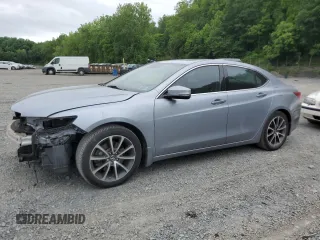 2015 Acura TLX Advance with VIN 19UUB3F71FA010204, listed as a Copart auction lot 61073015 with 115,107 mi miles and Salvage title. Bid and sale history available at DreamBid. Image 1.