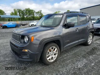 2018 Jeep Renegade Latitude with VIN ZACCJABB7JPJ58018, listed as a Copart auction lot 55916175 with 101,667 mi miles and Salvage title. Bid and sale history available at DreamBid. Image 1.