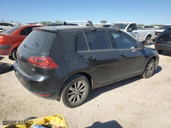2015 Volkswagen Golf TSI SEL with VIN 3VW217AU3FM015630, listed as a Copart auction lot 48574885 with 87,355 mi miles and Salvage Title. Bid and sale history available at carsss.com. Image 3.