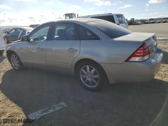 2005 Mercury Montego Premier with VIN 1MEHM42165G617341, listed as a Copart auction lot 88297195 with 82,384 mi miles and Salvage Title. Bid and sale history available at carsss.com. Image 2.
