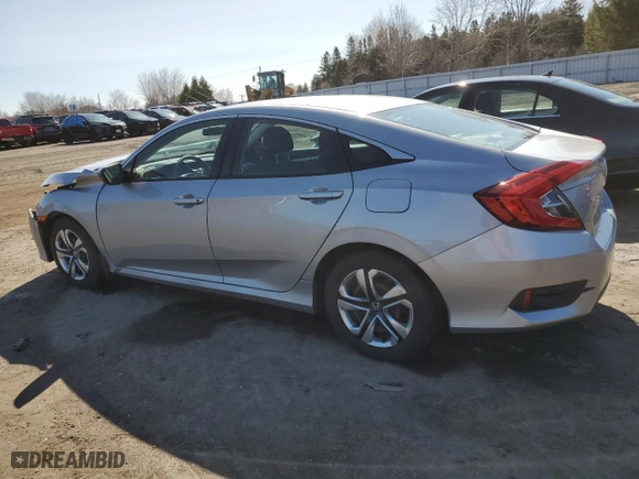 2017 Honda Civic Sedan LX with VIN 2HGFC2F51HH011839, listed as a Copart auction lot 50309185 with 141,479 mi miles and Salvage Title. Bid and sale history available at carsss.com. Image 2.