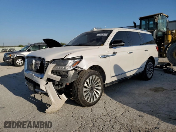 2019 Lincoln Navigator Reserve with VIN 5LMJJ2LT6KEL14320, listed as a Copart auction lot 53063425 with 50,372 mi miles and Salvage title. Bid and sale history available at DreamBid. Image 1.