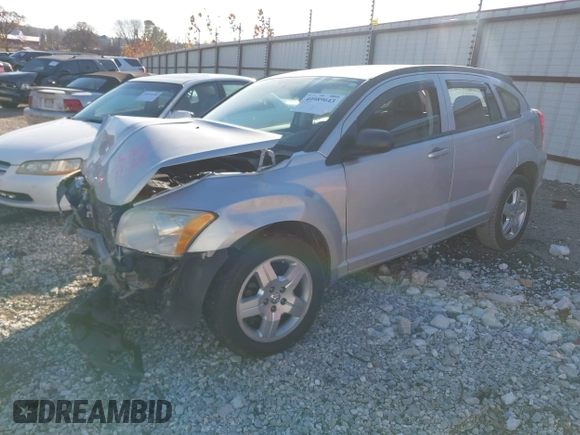 2009 Dodge Caliber SXT with VIN 1B3HB48A99D143067, listed as a IAAI auction lot 40989643 with 132,534 mi miles and . Bid and sale history available at carsss.com. Image 2.