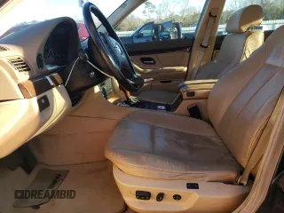2001 BMW 7 Series 740iL with VIN WBAGH83491DP32753, listed as a Copart auction lot 41505025 with 0 mi miles and Clean Title. Bid and sale history available at carsss.com. Image 7.