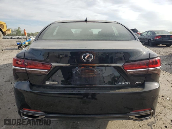 2018 Lexus LS 500 z VIN JTHC51FF2J5003985, wystawiony jako Copart lot #54126835 z przebiegiem 34 247 mil mil oraz Szkoda całkowita • Salvage title. Historia ofert i sprzedaży dostępna na DreamBid. Obrazek 6.