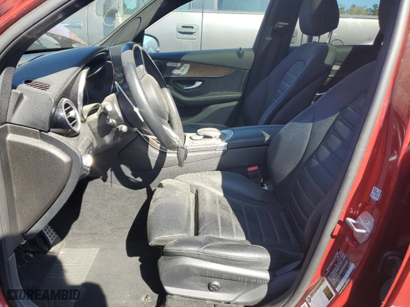 2019 Mercedes-Benz GLC with VIN WDC0G4KB6KV121889, listed as a Copart auction lot 47751395 with 43,496 mi miles and Salvage Title. Bid and sale history available at carsss.com. Image 7.
