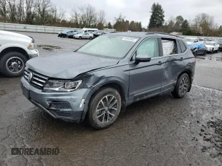 2021 Volkswagen Tiguan SE with VIN 3VV2B7AX7MM128098, listed as a Copart auction lot 49343505 with 46,231 mi miles and Salvage Title. Bid and sale history available at DreamBid. Image 1.