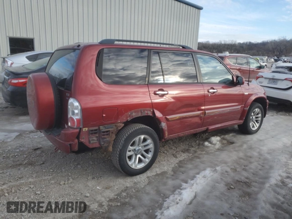 2004 Suzuki XL7 LX z VIN JS3TX92V744103907, wystawiony jako Copart lot #42055785 z przebiegiem 194 672 mil mil oraz Szkoda całkowita • Salvage title. Historia ofert i sprzedaży dostępna na DreamBid. Obrazek 3.