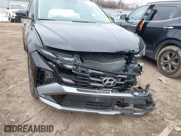 2025 Hyundai Tucson SEL with VIN 5NMJB3DE1SH458851, listed as a IAAI auction lot 41641245 with 5,872 mi miles. Bid and sale history available at carsss.com. Image 6.