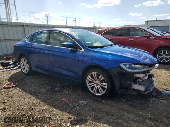 2016 Chrysler 200 Limited with VIN 1C3CCCAB8GN146587, listed as a Copart auction lot 50133145 with 56,763 mi miles and Salvage Title. Bid and sale history available at carsss.com. Image 4.
