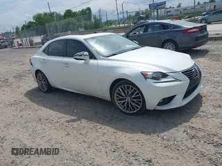 2015 Lexus IS 250 with VIN JTHCF1D29F5019167, listed as a IAAI auction lot 42356161 with 129,682 mi miles and . Bid and sale history available at DreamBid. Image 1.