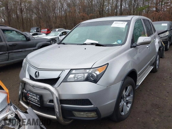 2013 Acura MDX Tech Pkg with VIN 2HNYD2H38DH500999, listed as a IAAI auction lot 40937213 with 138,336 mi miles. Bid and sale history available at carsss.com. Image 12.