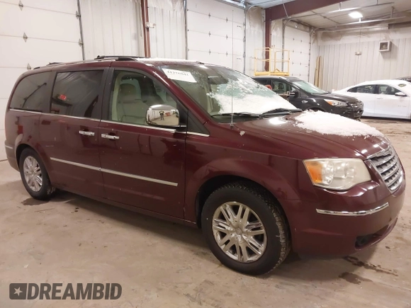 2009 Chrysler Town & Country Limited with VIN 2A8HR64X89R542770, listed as a IAAI auction lot 41276841 with 211,499 mi miles. Bid and sale history available at carsss.com. Image 1.