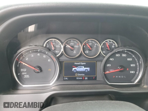 2020 Chevrolet Silverado 1500 LT Trail Boss with VIN 1GCPYFEL9LZ298271, listed as a Copart auction lot 50018135 with 82,666 mi miles and Salvage Title. Bid and sale history available at carsss.com. Image 9.